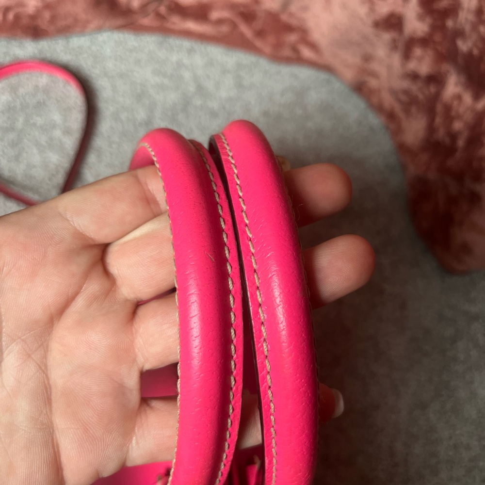 kate spade Hot Pink Leather Crossbody Satchel - Picture 7 of 16